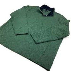 Quilted pull over sweater